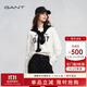 GANT/甘特簡(jiǎn)約舒適女士上衣簡(jiǎn)約白色抓絨字母印花套頭長(cháng)袖衛衣 113米白色 M
