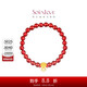 周大福 SOINLOVE蜜粉金十里紅妝鴻運錦鯉黃金手串 VR1265