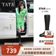 他她盧昱曉同款超模靴騎士靴長(cháng)靴女靴子秋冬 黑色 36