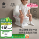 babycare馬桶坐便器蹲便器兒童馬桶仿真馬桶坐便圈2-6歲寶寶便盆維爾粉