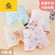 G.duck純棉平角女童內褲高腰護肚子女寶寶高檔A類(lèi)卡通不夾PP透氣安全褲 高腰款A組合 L25-35斤