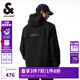 杰克·瓊斯（JACK&JONES）男裝潮流秋季外套男士連帽防風(fēng)上衣戶(hù)外休閑夾克短款百搭外套男 E41黑色 M (175)