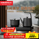 金灶（KAMJOVE）順泉自動上水電熱水壺 茶臺茶具燒水壺提梁壺 0.8L電茶爐316不銹鋼恒溫茶藝壺T8
