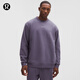 lululemon丨Steady State男士圓領(lǐng)衛衣 *文字徽標*拉絨 LM3GMZS 葡萄朦朧紫 M