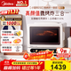 美的（Midea）國家補貼小滋味2.0微烤炸一體機 彩膜觸控變頻平板頂部烤管熱風(fēng)高顏值微波爐電烤箱空氣炸一體F15