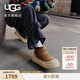 UGG秋季新款男女同款厚底經(jīng)典超短靴休閑彩殼雪地靴明星同款 1174196 CWTC | 栗色/灰白色 42 42碼及以下建議拍大一碼