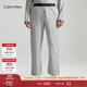 Calvin Klein內衣秋冬男士時(shí)尚休閑提花腰邊格紋舒適家居長(cháng)褲睡褲NM1429O P7A-鴿子灰 M