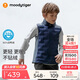 moodytiger校服神器兒童羽絨馬甲鴨絨背心男女童輕薄保暖拒水透氣彈力秋冬款