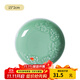 龍泉青瓷盤(pán)子創(chuàng  )意骨碟葡萄餐具涼拌菜家用菜盤(pán)圓形盤(pán)中式陶瓷盤(pán)子淺盤(pán)菜碟 6英寸【梅子青】 6英寸