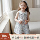 OAK FAMILY夏季新品2025女寶寶無(wú)袖連衣裙文藝娃娃領(lǐng)兒童公主裙 小羊果園 （不含頭飾） 100 cm