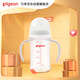 貝親（Pigeon）PPSU寬口徑雙把手奶瓶240ml M號奶嘴 3個(gè)月+ AA270