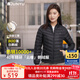 君羽戶(hù)外羽絨服情侶款輕薄鵝絨服800蓬鵝絨秋冬防風(fēng)保暖羽絨衣C52021 女款—黑色 3XL 推薦男181-200斤/女131-140斤