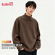 班尼路（Baleno）半高領(lǐng)德絨打底衫男士秋冬內搭2025新款加絨中領(lǐng)保暖男款長(cháng)袖T恤