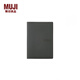 無(wú)印良品（MUJI）PVC封面月周記筆記本/2025年12月開(kāi)始 本子 日記本 記事本 日程本 88張/深灰色/A6