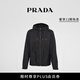 PRADA/普拉達【禮物】男士徽標飾Re-Nylon夾克外套 黑色 48