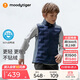moodytiger校服神器兒童羽絨馬甲鴨絨背心男女童輕薄保暖拒水透氣彈力秋冬款