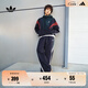 adidas經(jīng)典寬松運動(dòng)褲扭扭褲男裝秋季阿迪達斯官方三葉草   黑色   XL