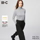 優(yōu)衣庫女裝HEATTECH EXTRA WARM 混紡高領(lǐng)T恤/長(cháng)袖 9%羊絨 478954 478954/03灰色 M