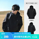 駱駝[王俊凱同款]駱駝3514系列單沖硬殼沖鋒衣男女防水登山服亮色外套 A15BA45075，幻影黑，男 L