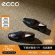愛(ài)步（ECCO）高跟鞋女 一腳蹬粗跟淺口單鞋 型塑35方頭290943 黑色37