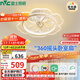 雷士（NVC）LED照明風(fēng)扇燈吸頂吊扇燈全光譜臥室搖頭【政府補貼】42瓦包安裝
