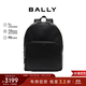 BALLY【秋季煥新】TAKENIO 男士再生尼龍雙肩包 6309254 黑色