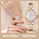 天王（TIAN WANG）手表女士 教師節禮物小花瓣鋼帶石英表LS31367P.D.P.W