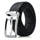 鱷魚(yú)恤新年禮物頭層牛皮時(shí)尚皮帶男士針扣休閑青年腰帶男生日