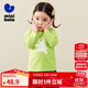 迷你巴拉【糯米T】男女童寶寶可愛(ài)秋新款純棉印花長(cháng)袖T恤 黃綠41157 100