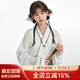 森女部落東方簡(jiǎn)奢風(fēng)日常國風(fēng)白色襯衫上衣新中式襯衣提花2025年春季新款 白色襯衫（單件） S