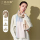 上海故事純羊絨圍巾女秋冬季保暖格子圍脖加厚小披肩簡(jiǎn)約送女友新年禮盒裝