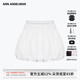 ANN ANDELMAN【孟佳同款】官方直營(yíng) 白色寬松a字抽繩短裙蓬蓬雙腰頭花苞短褲裙 白色 XS