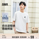 森馬（Semir）吸濕速干短袖t恤男國潮熊貓刺繡25夏男t恤上衣109325100226