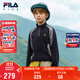 FILA【斐暖科技】斐樂(lè )兒童長(cháng)袖T恤2025冬季保暖透氣運動(dòng)上衣