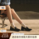 73Hours難哄章若楠同款女鞋風(fēng)笛樂(lè )章25春夏新款厚底牛皮英倫樂(lè )福鞋小皮鞋 黑色 【章若楠/關(guān)曉彤/趙今麥同款】 36