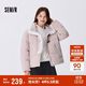 森馬（Semir）森馬羽絨服女新中式仿兔毛領(lǐng)短款保暖外套24冬新款109724113017
