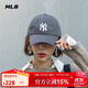 MLB棒球帽子秋夏灰色帽子防曬遮陽(yáng)鴨舌帽軟頂送禮3ACP6601N-50CGS