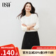 歐莎2025年秋季女新款復古白色蕾絲花邊長(cháng)袖T恤通勤打底衫上衣 白色 M