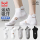 貓人【提耳棉襪】男士襪子男夏季網(wǎng)眼透氣短襪運動(dòng)吸汗防臭休閑襪5雙