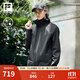 FILA 斐樂(lè )官方情侶梭織外套25秋新健身戶(hù)外運動(dòng)防風(fēng)透濕連帽上衣 正黑色-BK M 170/92A/M