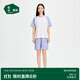 松山棉店小輕松睡衣套裝莫代爾棉夏季薄款短袖家居服女士-紫色M
