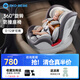 怡戈（Ekobebe）安全座椅提籃0-12歲汽車(chē)用寶寶車(chē)載嬰兒童坐椅可坐可躺isofix 0-12歲（016灰色）