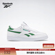 Reebok銳步官方男女CLUB C REVEGE經(jīng)典復古運動(dòng)休閑小白鞋板鞋 H04169 36.5