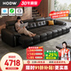 HODW電動(dòng)功能沙發(fā)勞倫斯頭層真皮沙發(fā)床一體兩用沙發(fā)客廳2025新款 2.70米三人位【三電機】 2.8mm超厚摔紋頭層牛皮