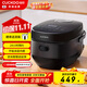 福庫（CUCKOO）韓國品牌不粘內膽多功能智能控溫24小時(shí)預約黑色微壓電飯煲電飯鍋3L1-3人份CR-0695FB