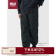 無(wú)印良品（MUJI）水洗輕便 工裝褲 黑色  M 