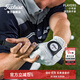 Titleist泰特利斯高爾夫手套男士Perma-Soft高級手套單只柔軟小羊皮手套 左手Players/白色 23碼