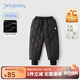 JELLYBABY女童棉褲加厚保暖女寶寶褲子外穿冬季女童冬裝束腳防風(fēng) 黑色 130CM