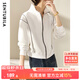尚都比拉東方簡(jiǎn)奢風(fēng)外套女春秋撞色線(xiàn)條運動(dòng)休閑百搭寬松上衣