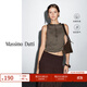Massimo Dutti新季特惠2025女裝美式基礎款百搭無(wú)袖背心上衣T恤06222115 深卡其色 XS (CN 165/84A)尺碼偏大